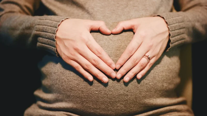 Damskie spodnie ciążowe z odpinanym pasem, Miracle MIRACLE