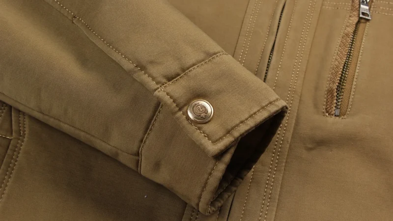 M553 Spodnie z lampasem dresowe – khaki (Kolor khaki, Rozmiar S (36))