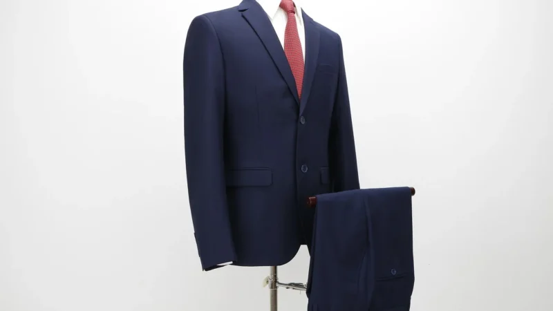 Oscar Jacobson Garnitur Faron Denz 2179 3115 Bordowy Regular Fit