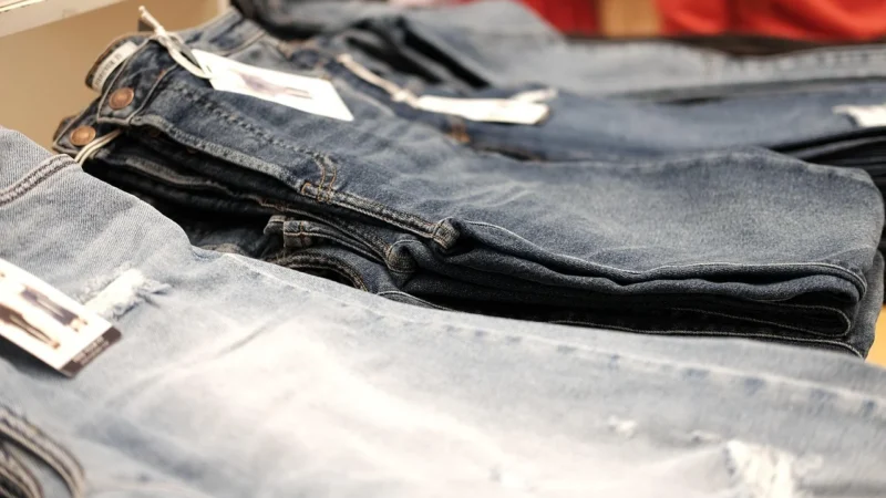 Spodnie damskie 4F denim NOSH4 SPDD351 32S 2XL